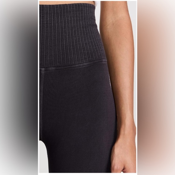 NWT Free People Good Karma Leggings - Washed Black - Picture 6 of 9